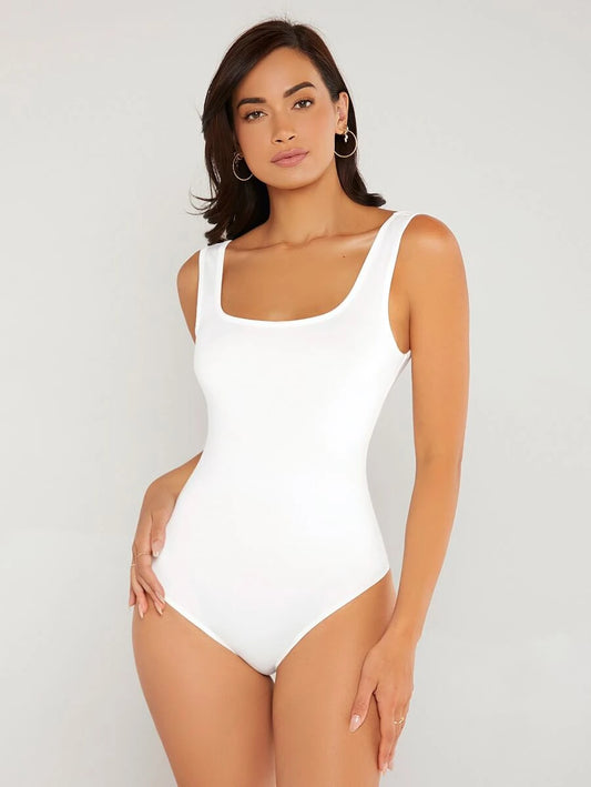FIRERIE BASICS Solid Wide Strap Bodysuit