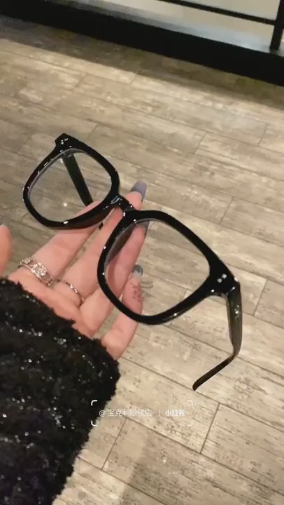 Blue Light Blocking Glasses – Retro Clear Rectangle TR90 Frames | Anti Eyestrain UV400 Eyeglasses