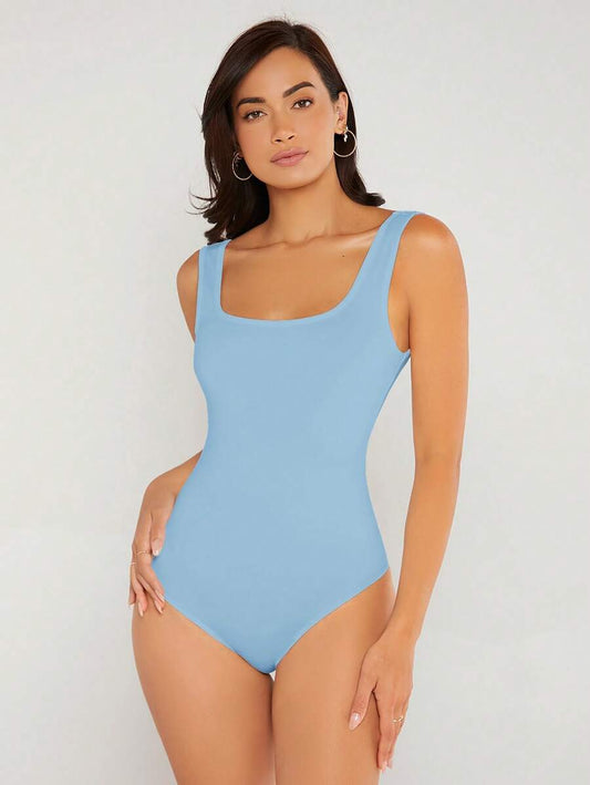 FIRERIE BASICS Solid Wide Strap Bodysuit
