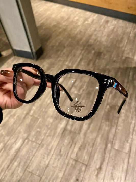 Blue Light Blocking Glasses – Retro Clear Rectangle TR90 Frames | Anti Eyestrain UV400 Eyeglasses