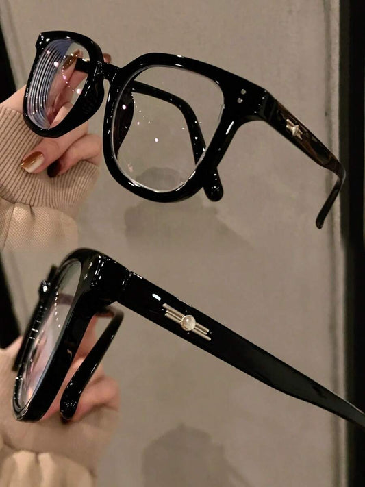 Blue Light Blocking Glasses – Retro Clear Rectangle TR90 Frames | Anti Eyestrain UV400 Eyeglasses