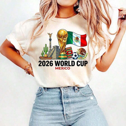 2026 Soccer Fan T-Shirt – Custom Country Landmark Football Tee