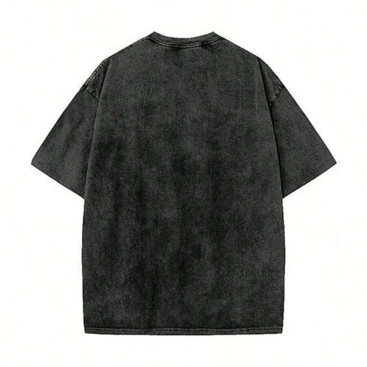 Plus Size Cat Print Women's T-Shirt | Black Loose Comfortable Round Neck Short Sleeve Y2K Korean Retro Street Style Casual Daily Summer Top