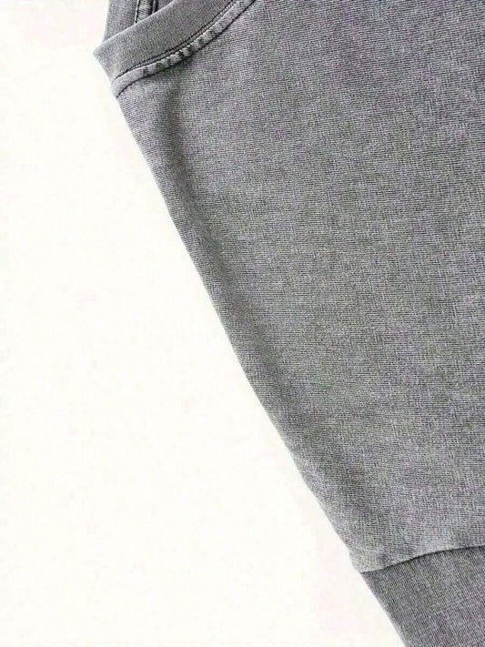 Floral Mom Letter Print Washed T-Shirt | Batik Cotton Retro Fashion Women's Tee | Perfect Holiday & Seasonal Gift