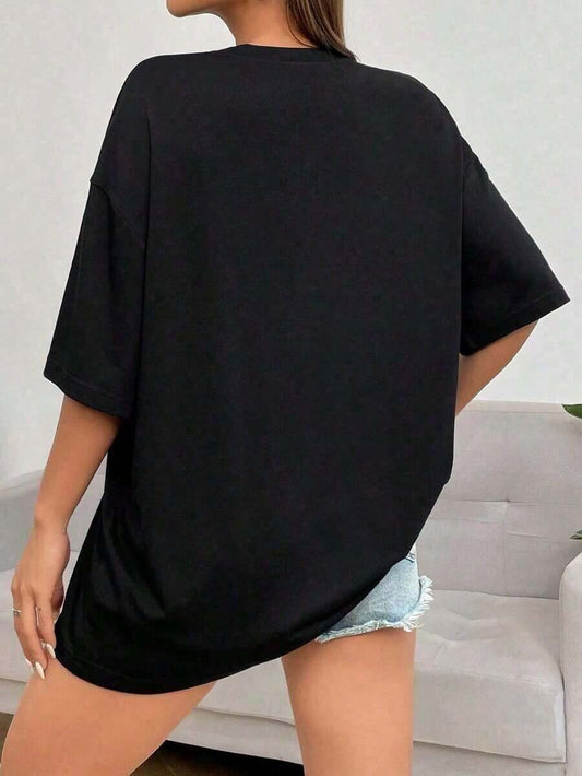 Stars Statement Oversized T-Shirt | Y2K Soft Grunge Celestial 90s Boho Whimsigoth Unisex Festival Street Style Summer Tee