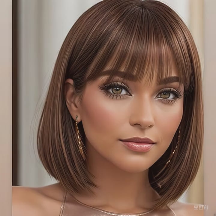 The Ultimate Guide to the Perfect 12-Inch Short Straight Brown Wig